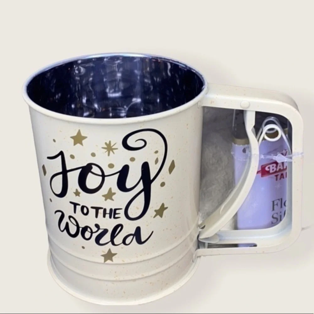 Joy to the world flour sifter NEW!